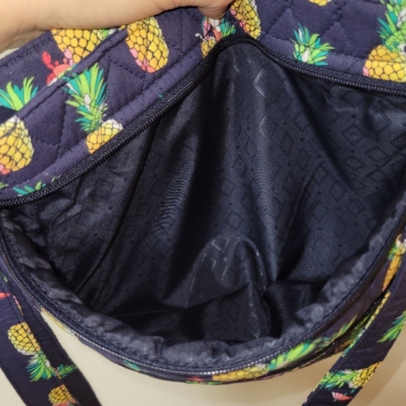 Vera Bradley Tropical Toucan Pineapple Print Crossbody Bag - Picture 13 of 14
